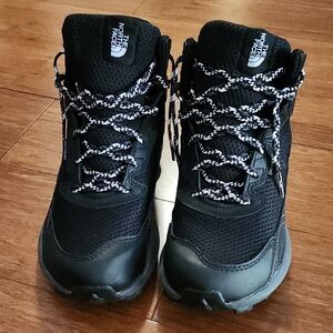 The North Face Black and Gray Hiking Boots